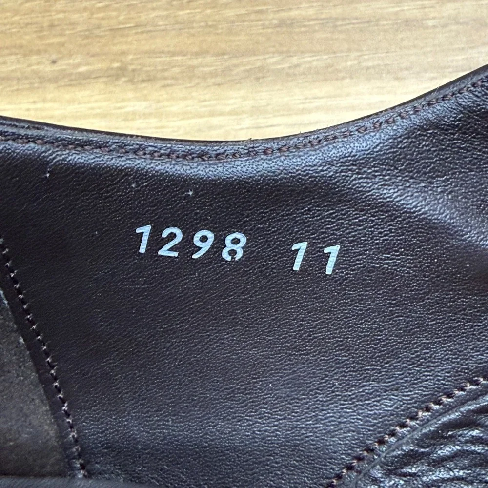 To Boot Adam Derrick New York Mens Derby 11 Black Leather Cap Toe Dress Shoes